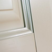 Наборная МДФ панель с покрытием шпоном Ясеня, окрашена по каталогу Ral