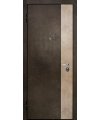 Дверь входная в квартиру Cerber 20 - Декоративная панель выполнена из антивандального пластика Shprella в 2-х цветах. Пластик стилизован под натуральный камень.